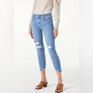 FRAME Le high skinny crop